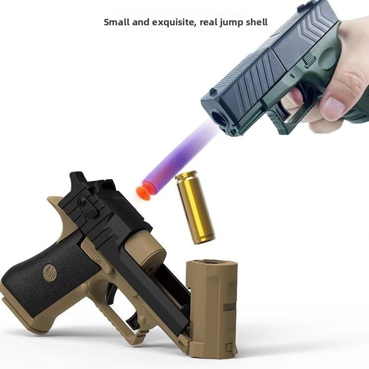 Shell ejection soft bullet gun