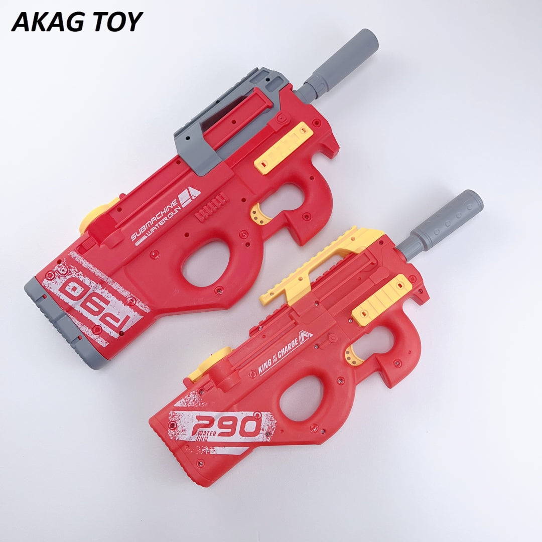 Red electric water gun