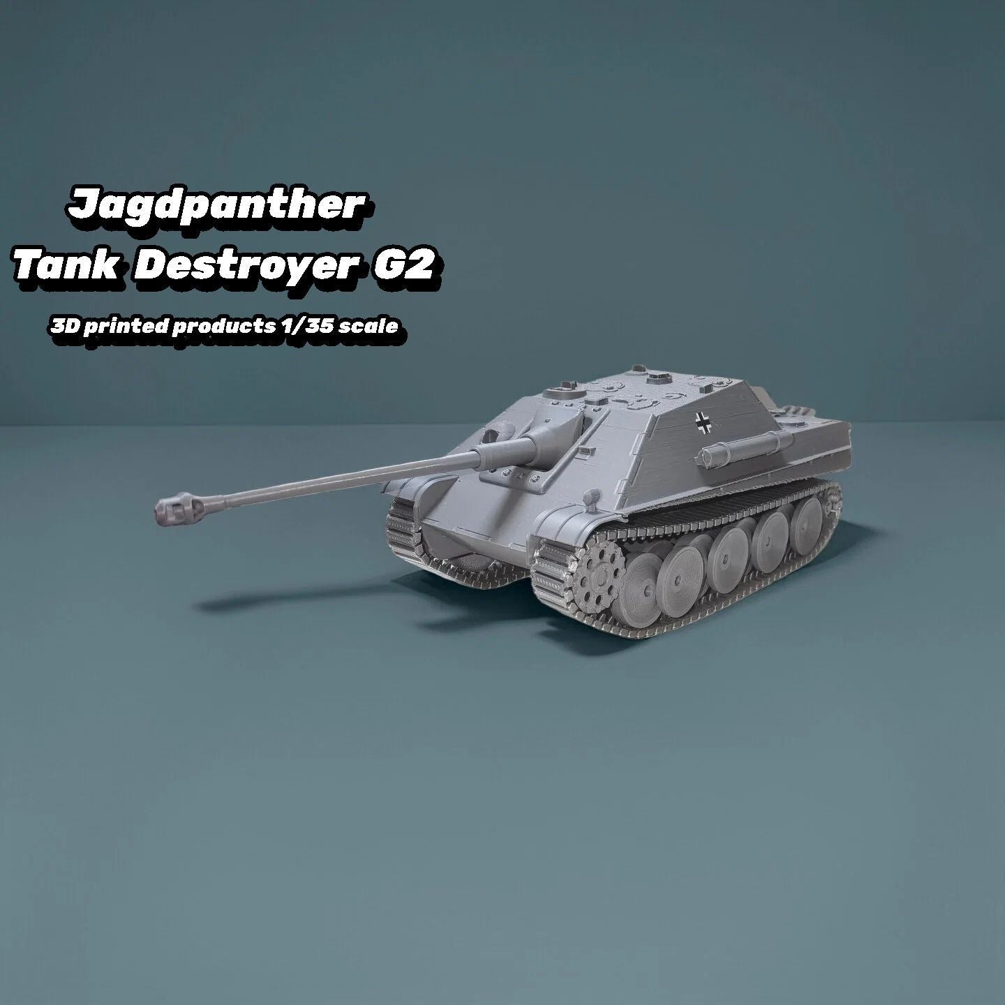 gray-german-jagdpanther-tank-model