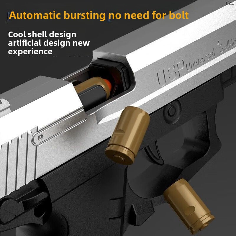 No need to pull the bolt, automatic ejection