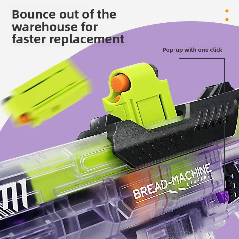 Bounce out of the magazine, quicker to change bullets