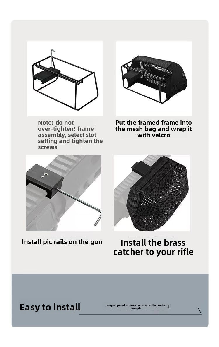 Shell storage bag installation steps