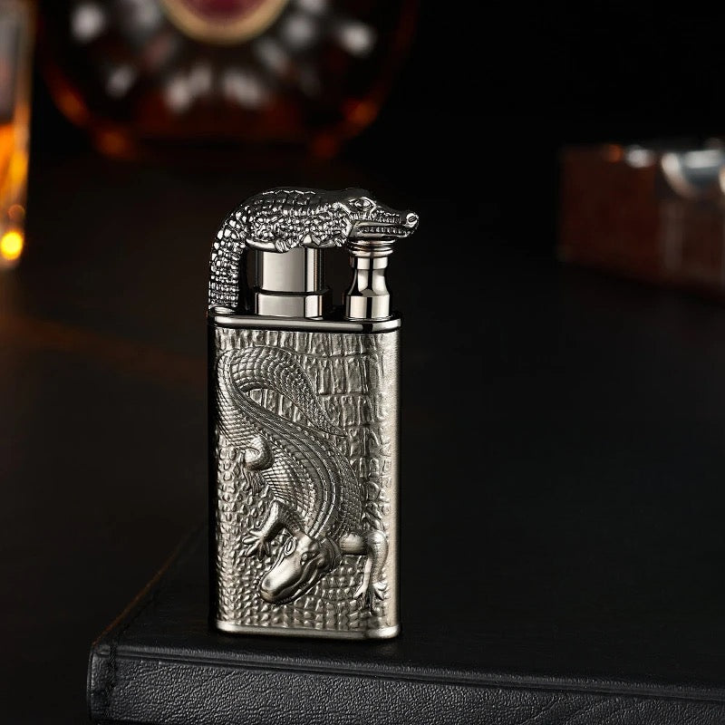 Gun color crocodile lighter
