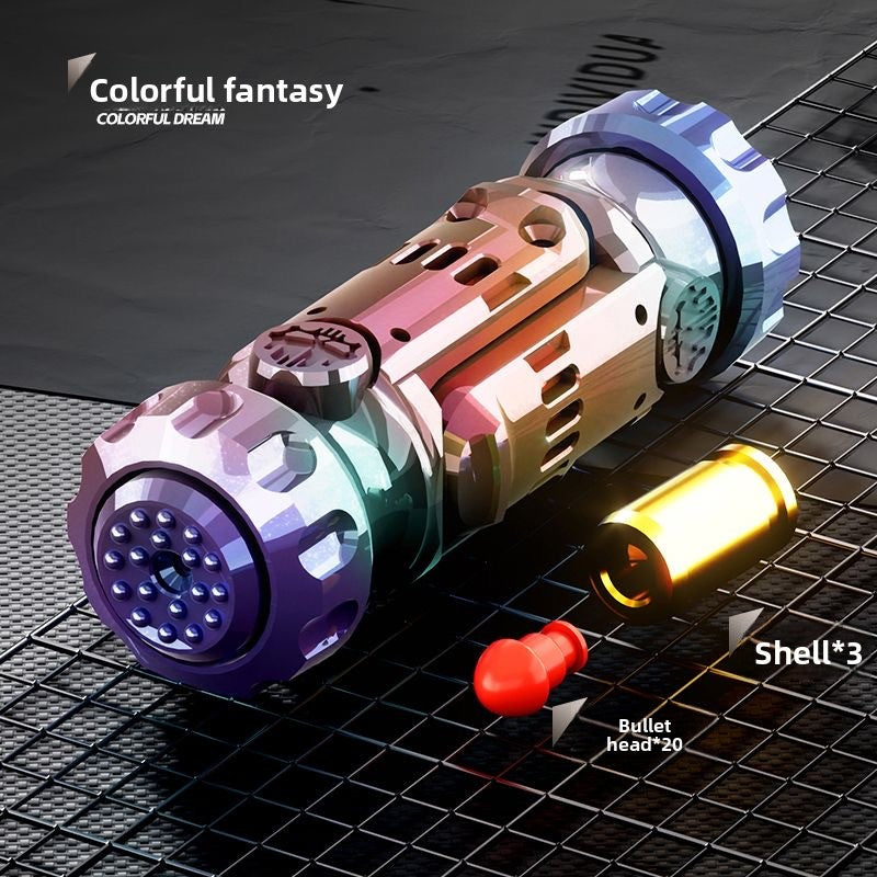 Colorful grenade soft bullet gun