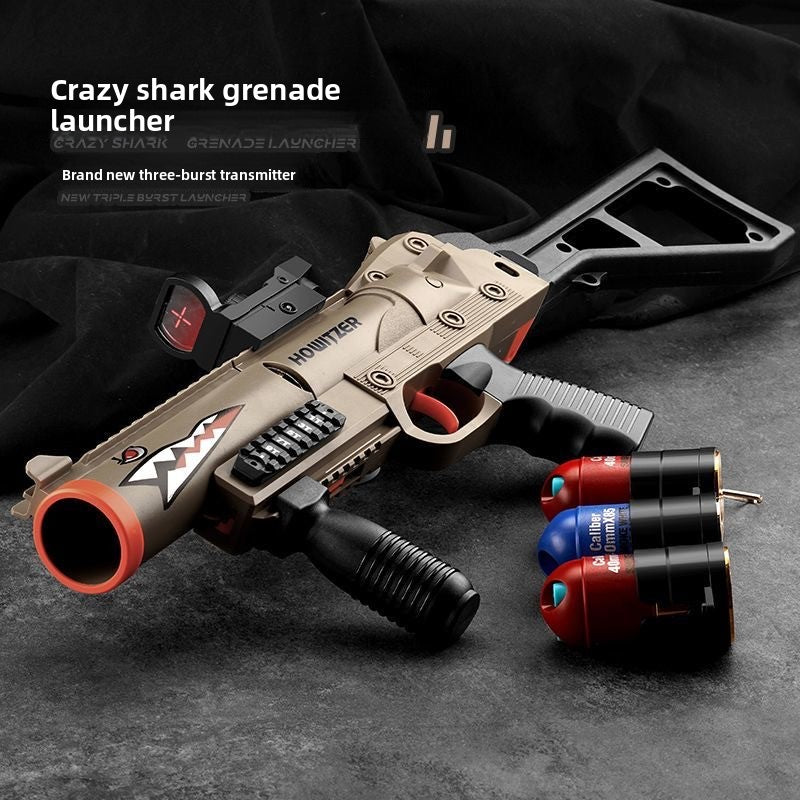 three-shot rocket