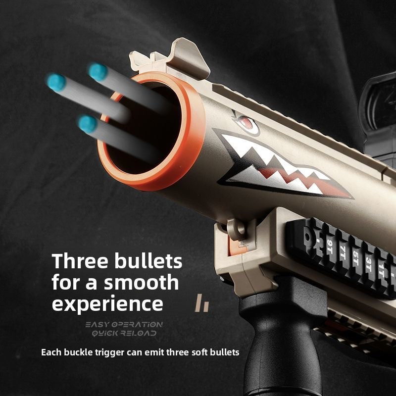 Three bullets fired simultaneously