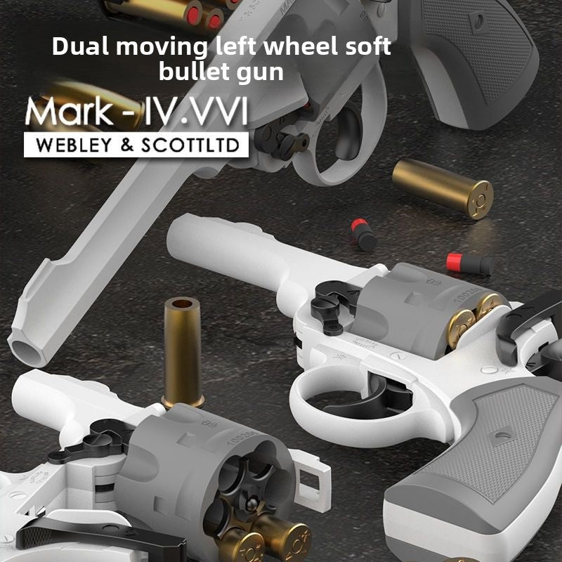 Double-action Revolver Soft Bullet Gun