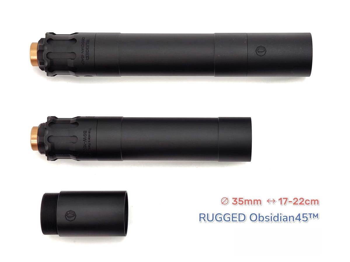 Obsidian 45-14mm CCW Threaded Suppressor