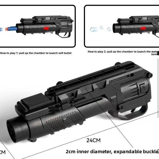 Can launch two types of ammunition
