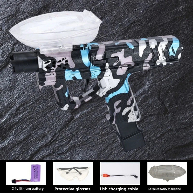 graffiti blue gel gun
