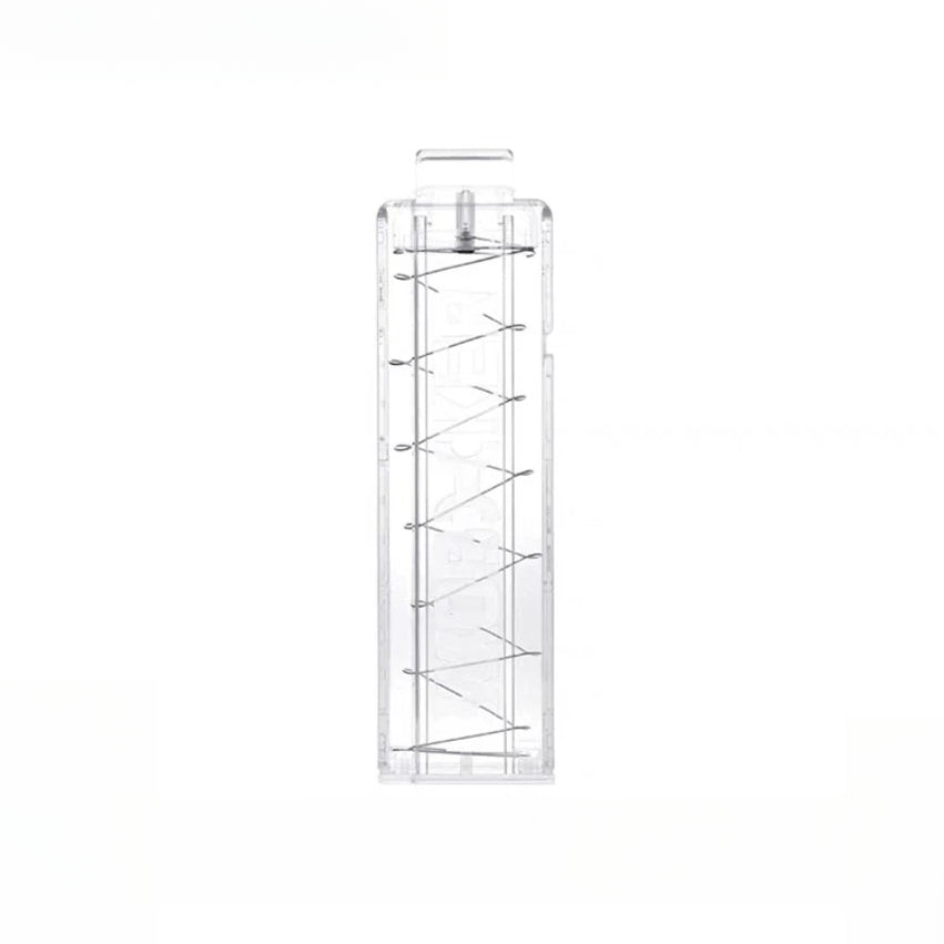 White transparent magazine