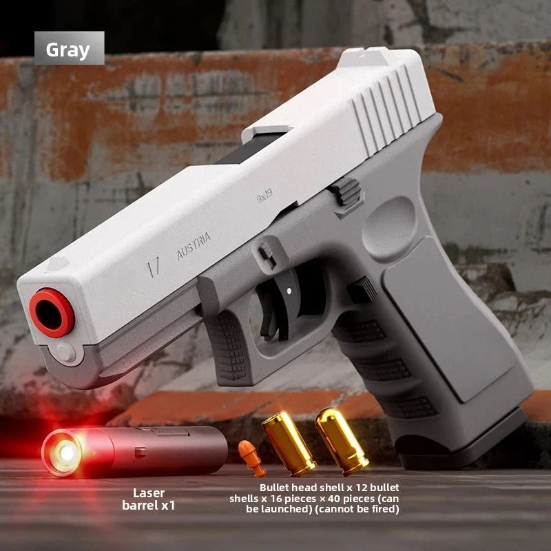 gray toy laser gun