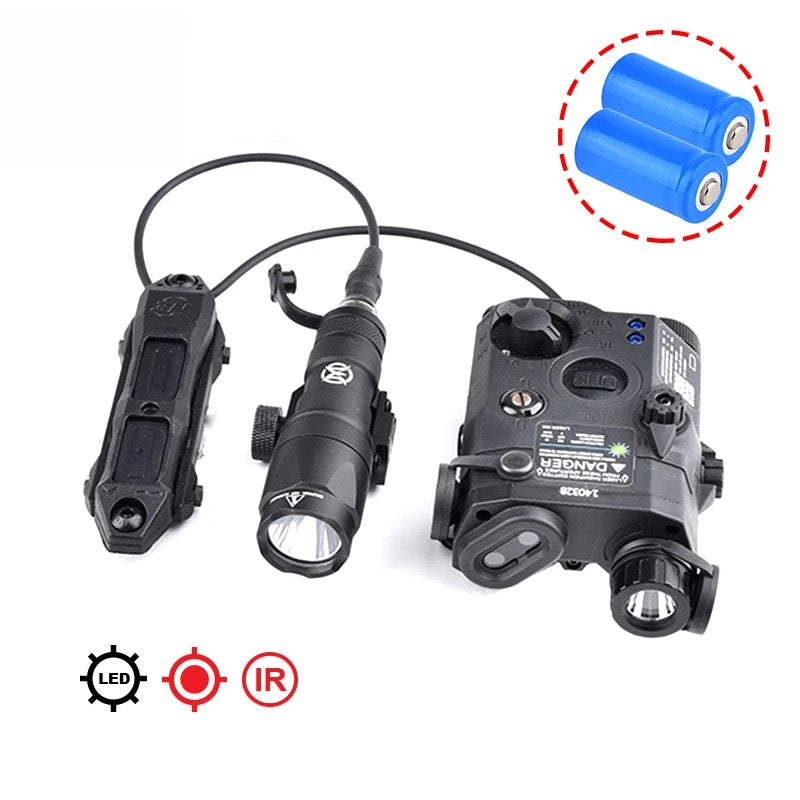 Black red laser sight