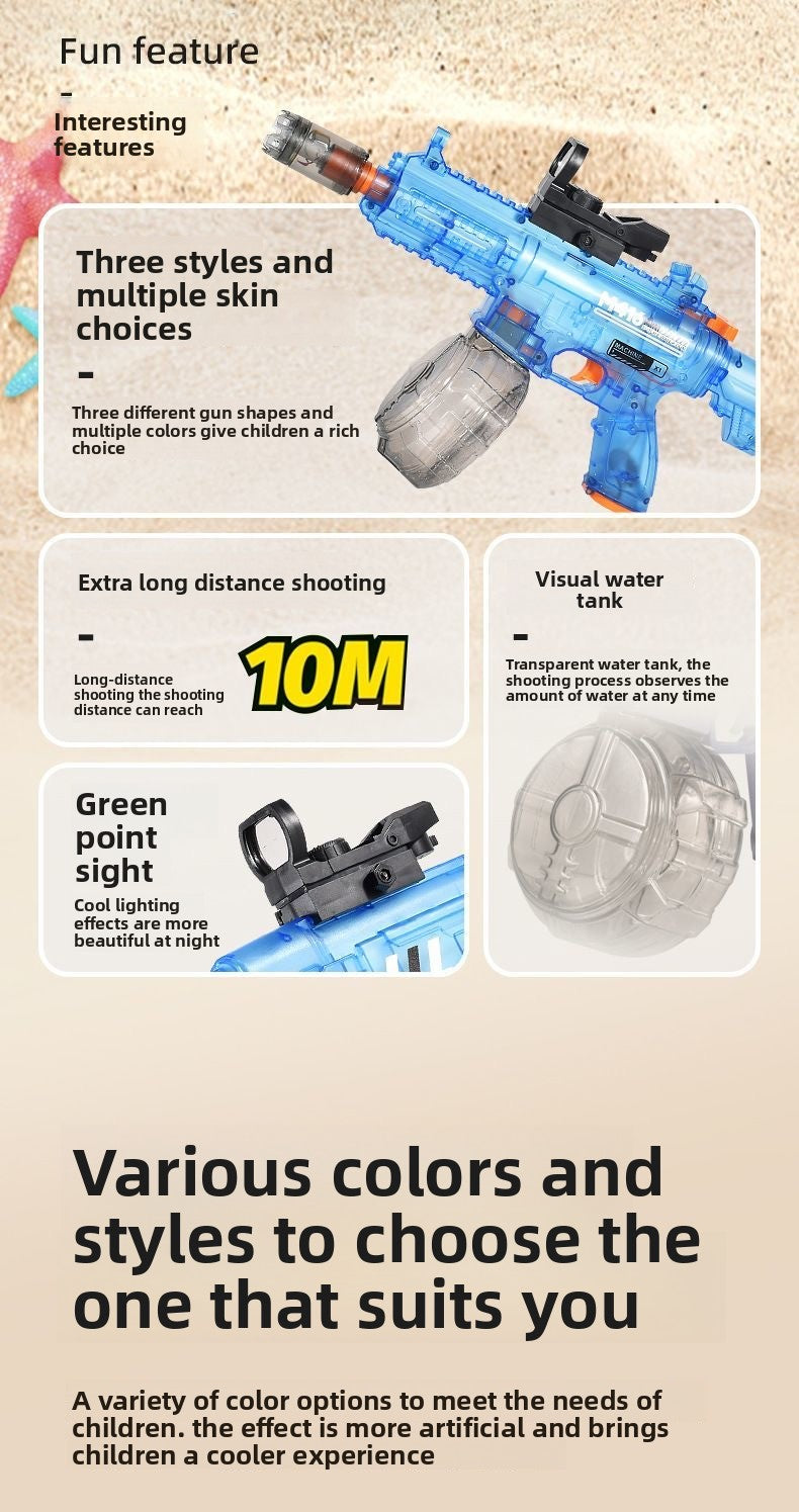 Three water gun modes
