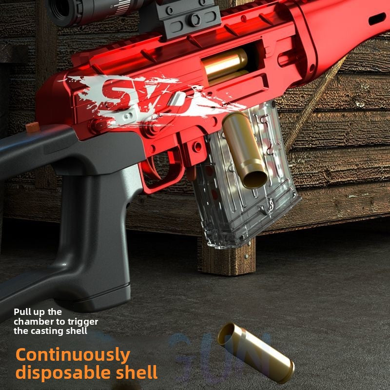 Continuous shell ejection
