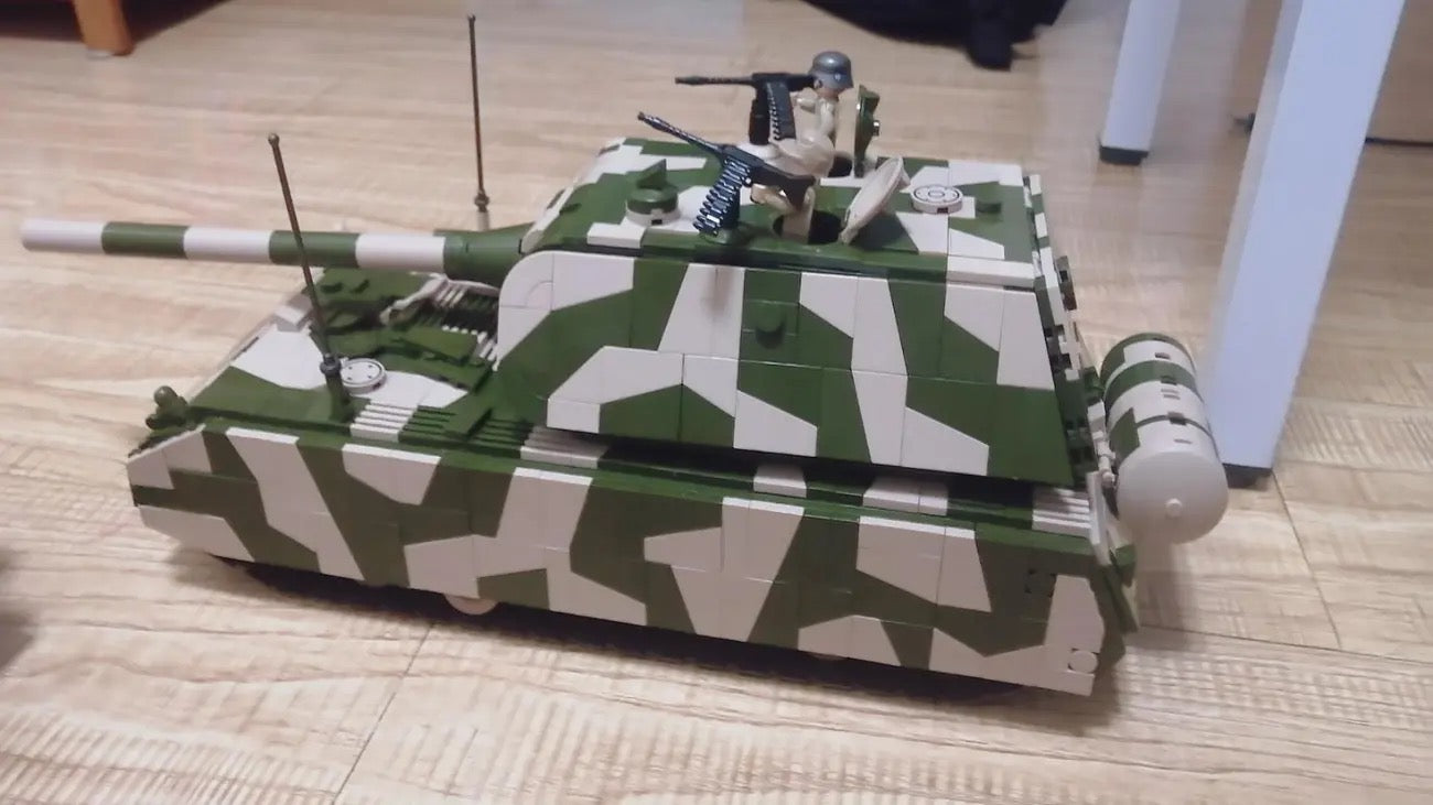 WWII Germany Maus Heavy Tank Building Blocks