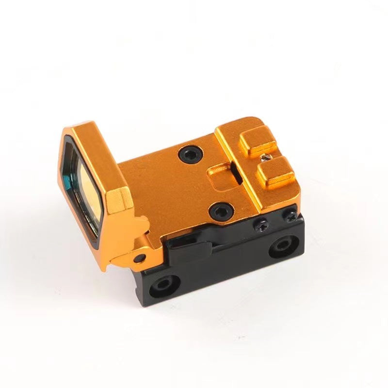 Orange red dot reflex sight