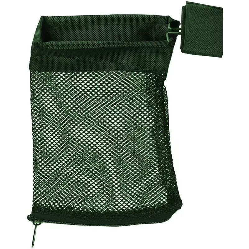 Green shell catching bag