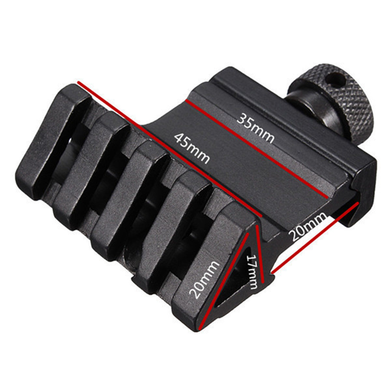 45° rail mount dimensions