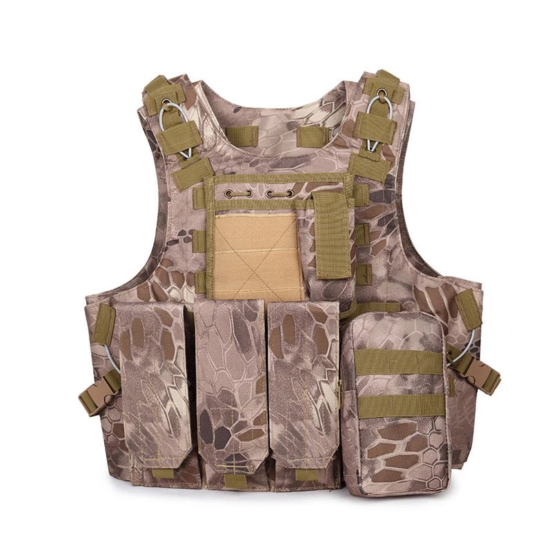 Python pattern sand vest