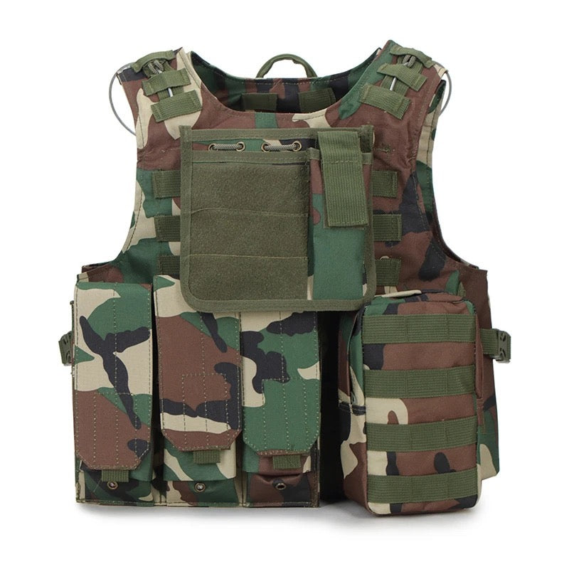 Jungle camouflage vest
