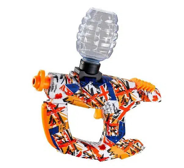 Orange graffiti gel blaster