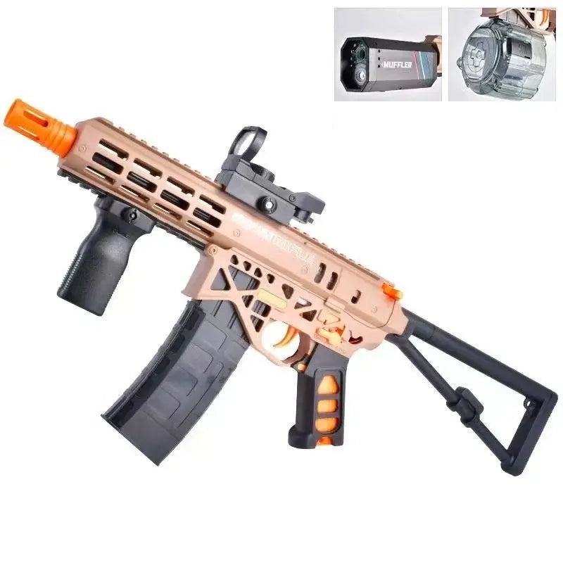 PDW gel blaster with flash smoke sprayer
