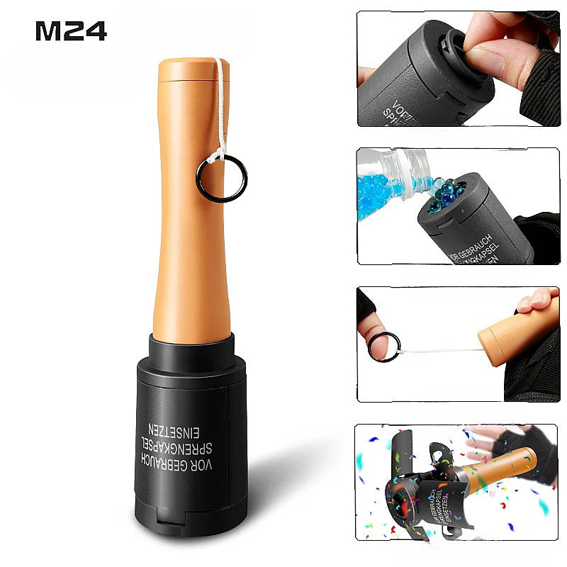 M24 black grenade gel blaster