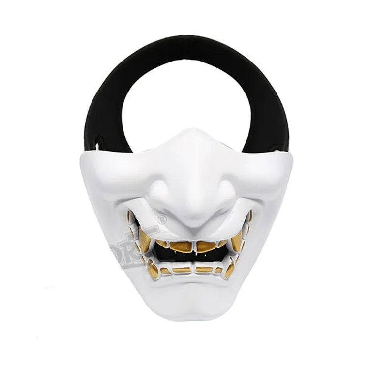 white-fan-face-mask