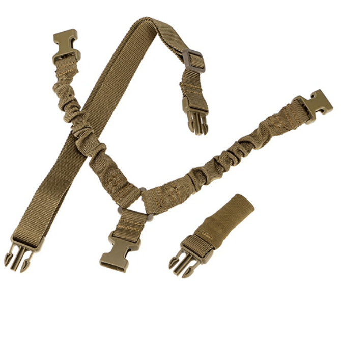 khaki-single-point-gun-sling