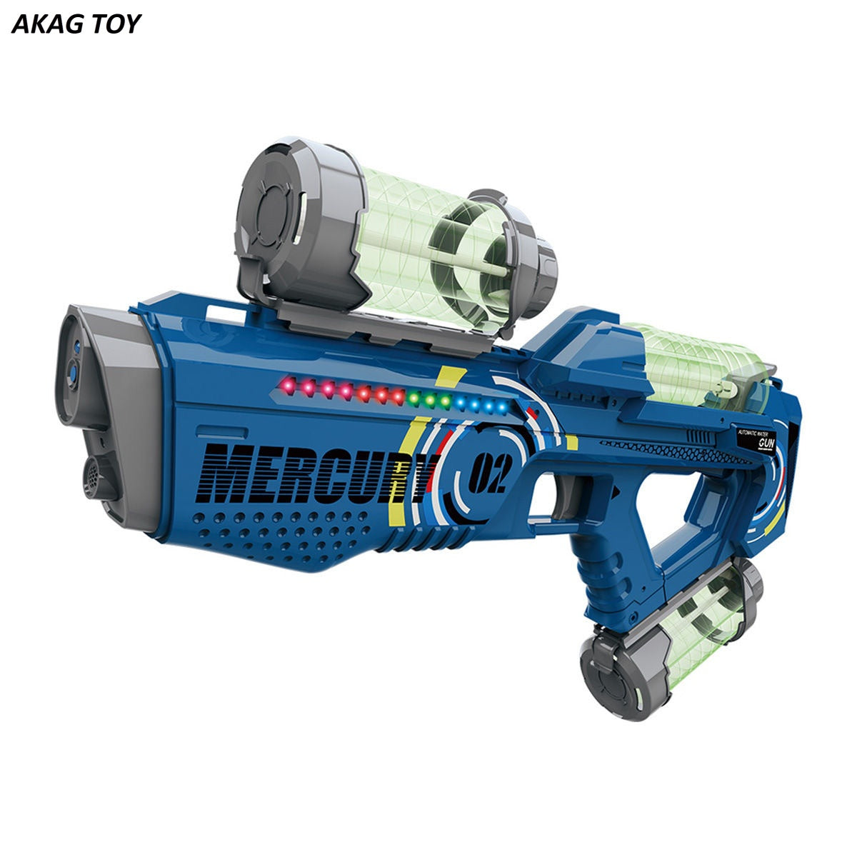 M2 Electric Blue Water Gun
