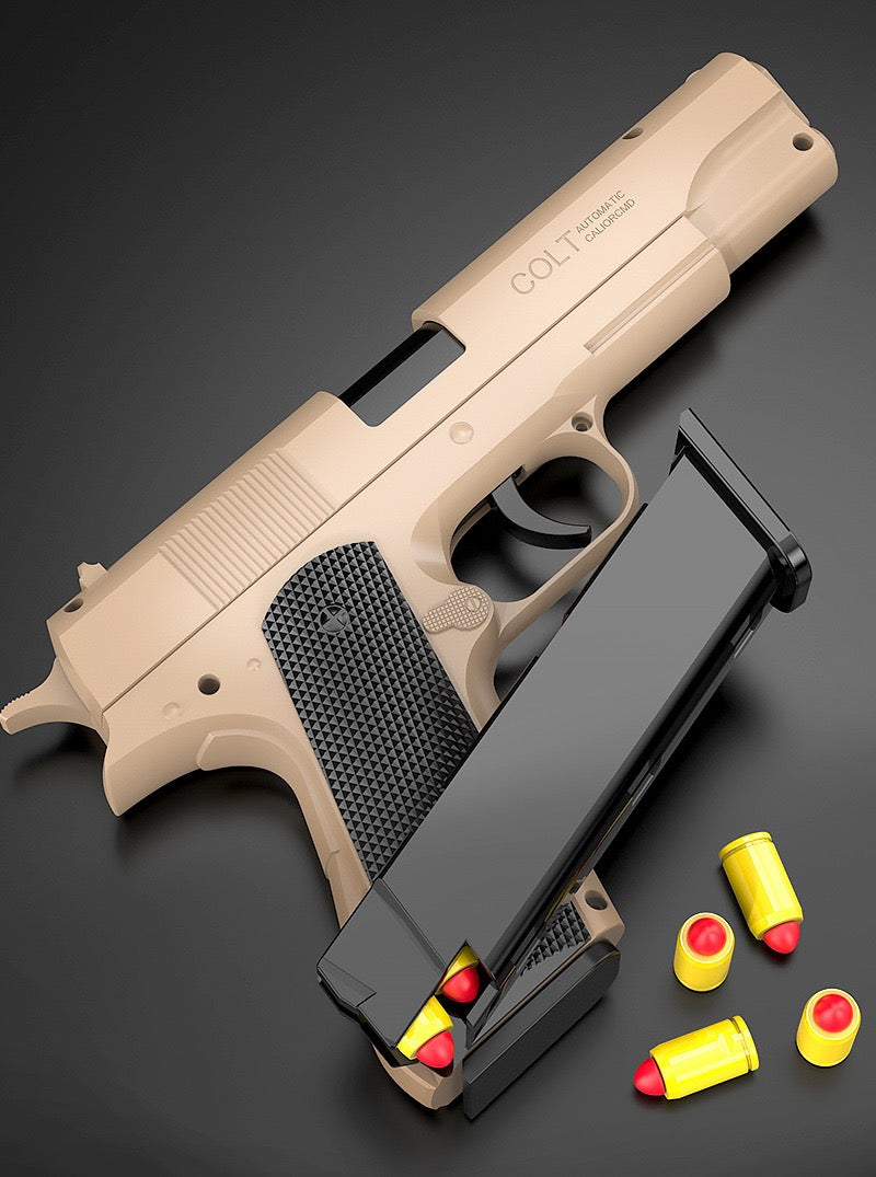 M1911 Automatic Shell Ejection Soft Bullet Gun - Toy Gun Model Pistol Gift