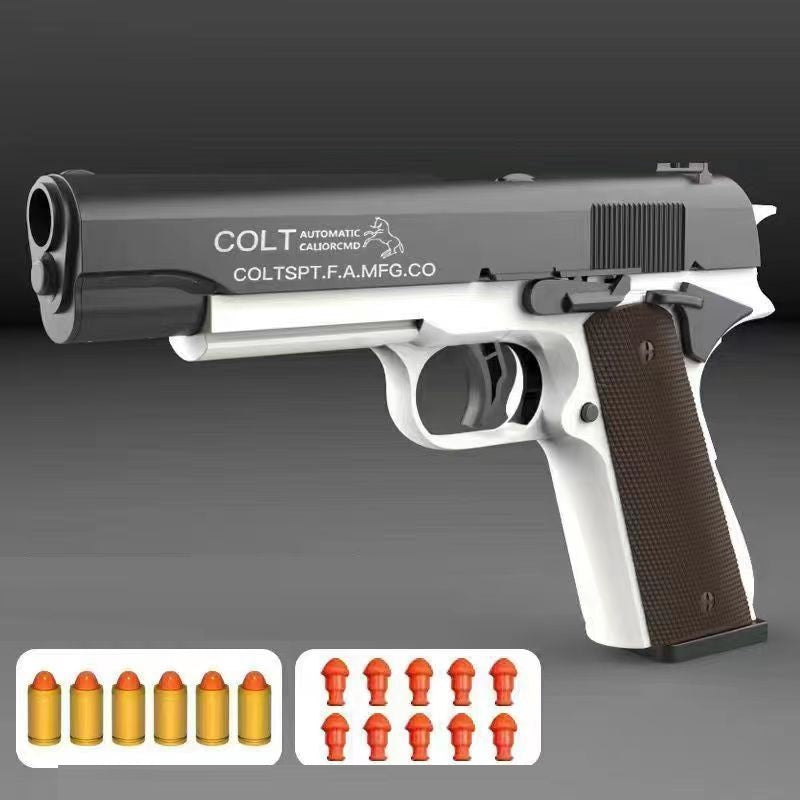M1911 white soft bullet gun