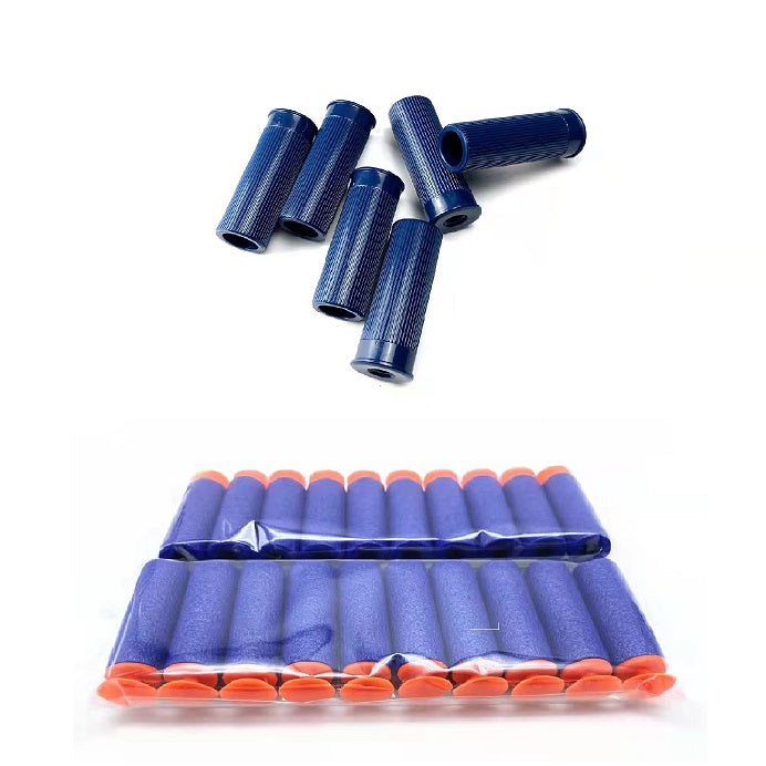 Plastic shell + soft bullet