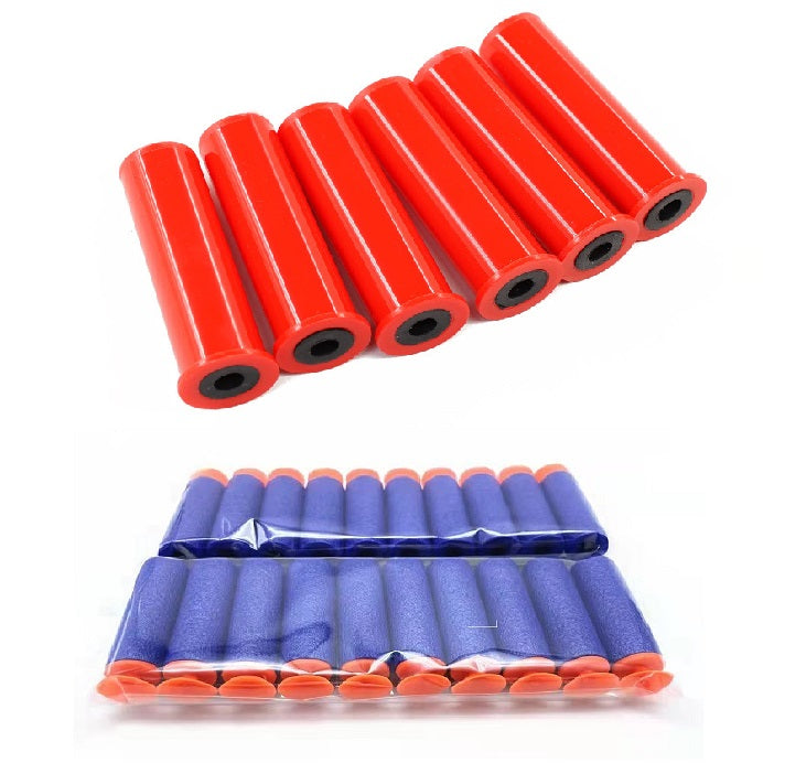 Plastic shell + soft bullet