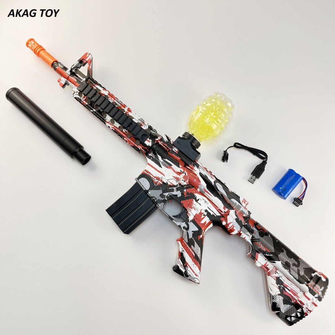 M416 graffiti red gel blaster