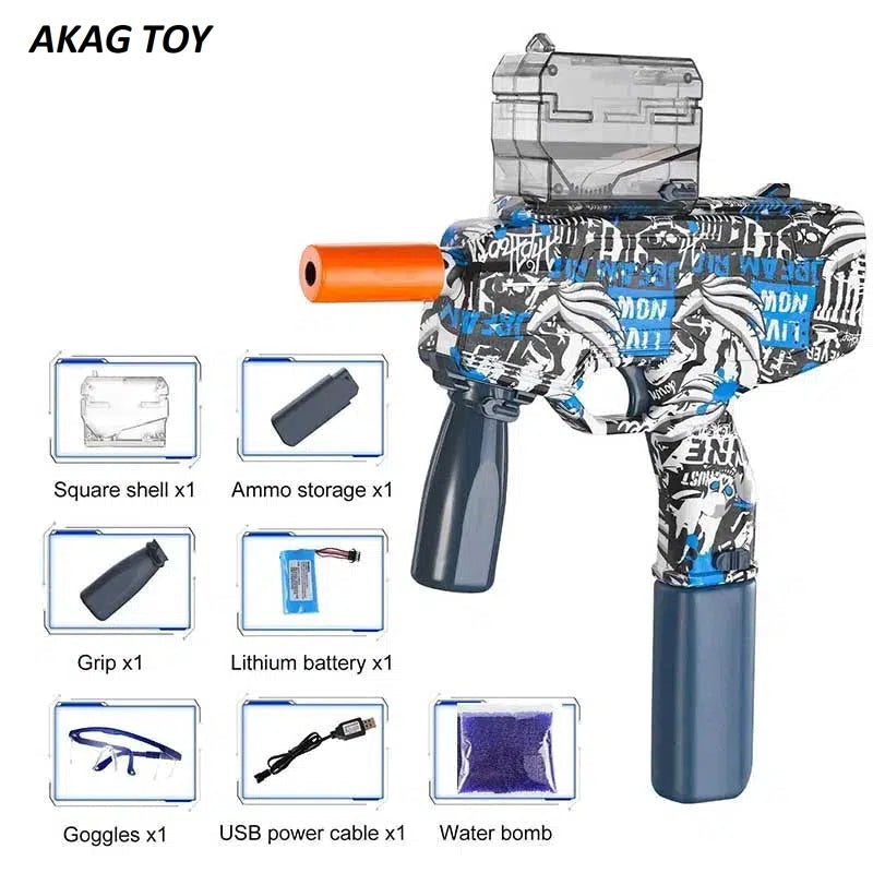 MP9 Electric Blue Gel Blaster