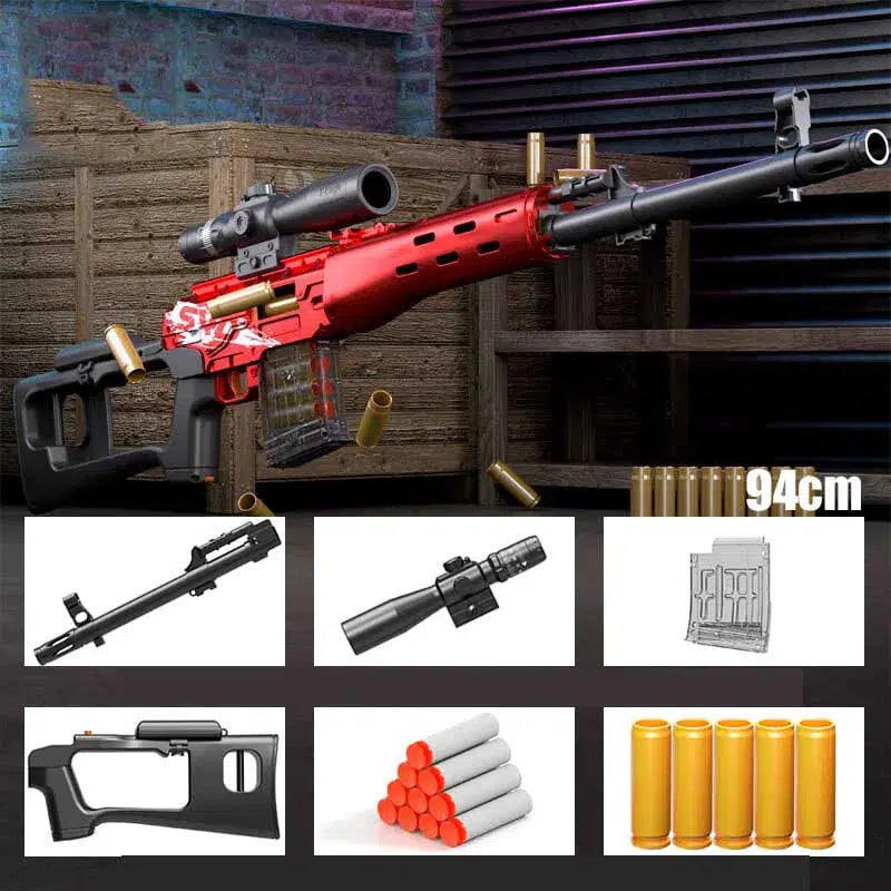 SVD red soft bullet gun