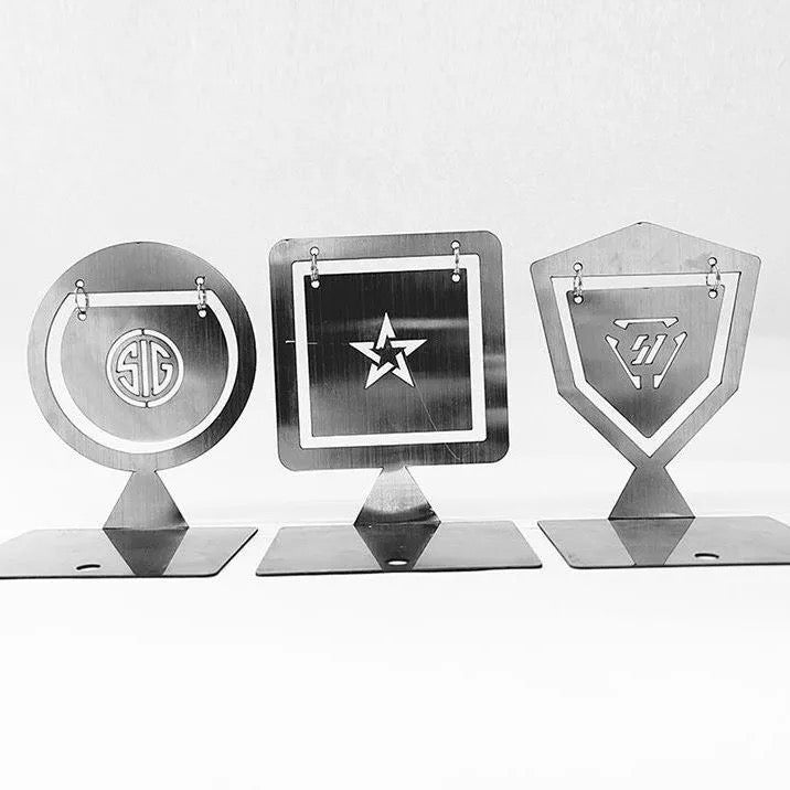 3*rotating steel targets