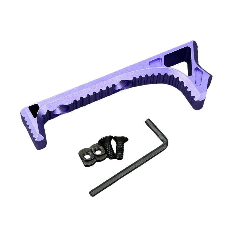 Purple metal front grip