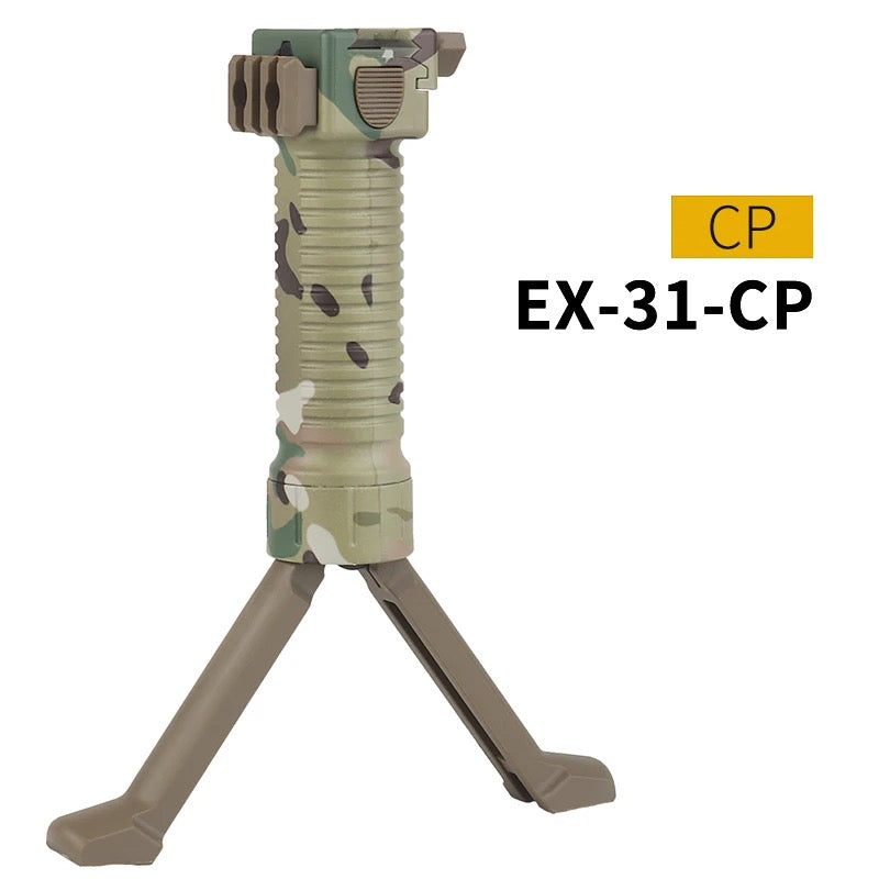 Camouflage green bipod grip