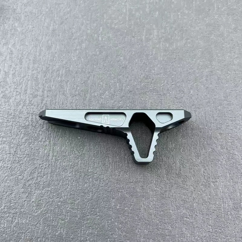 Gray angled front grip