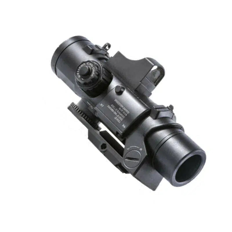 6x magnifying mirror with red dot