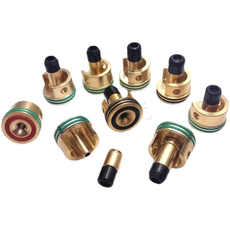 Noise reduction cylinder head push nozzle