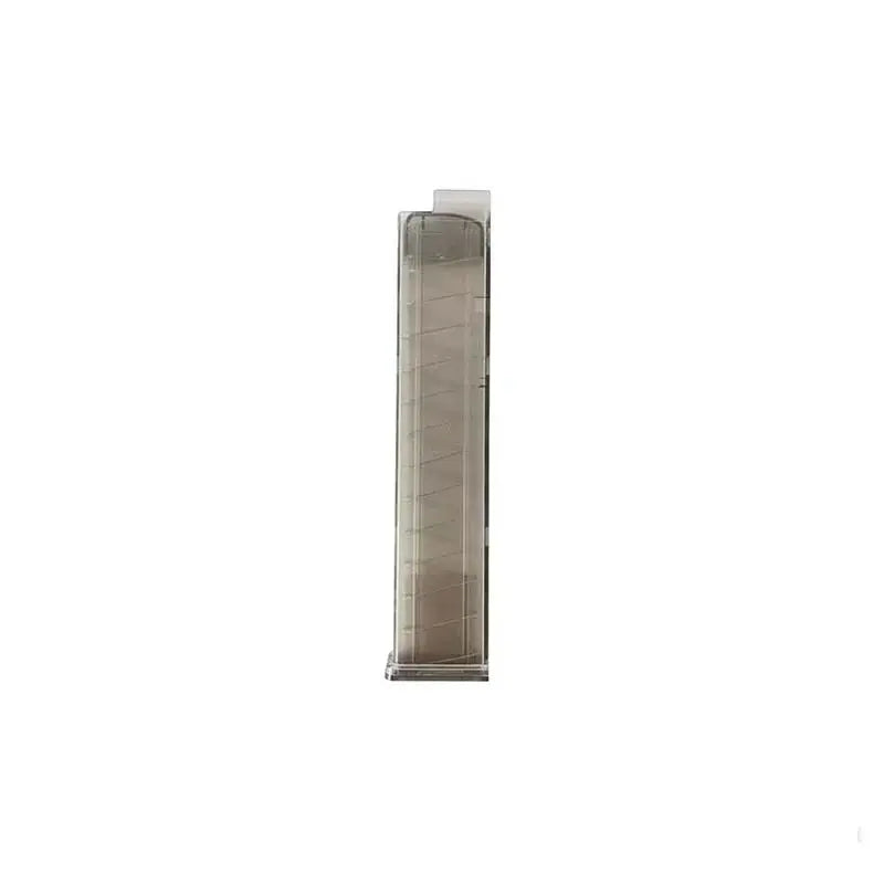 A transparent magazine
