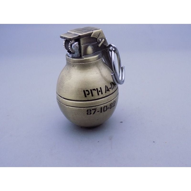 Gray grenade lighter