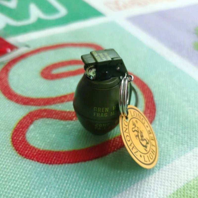 Military green grenade lighter