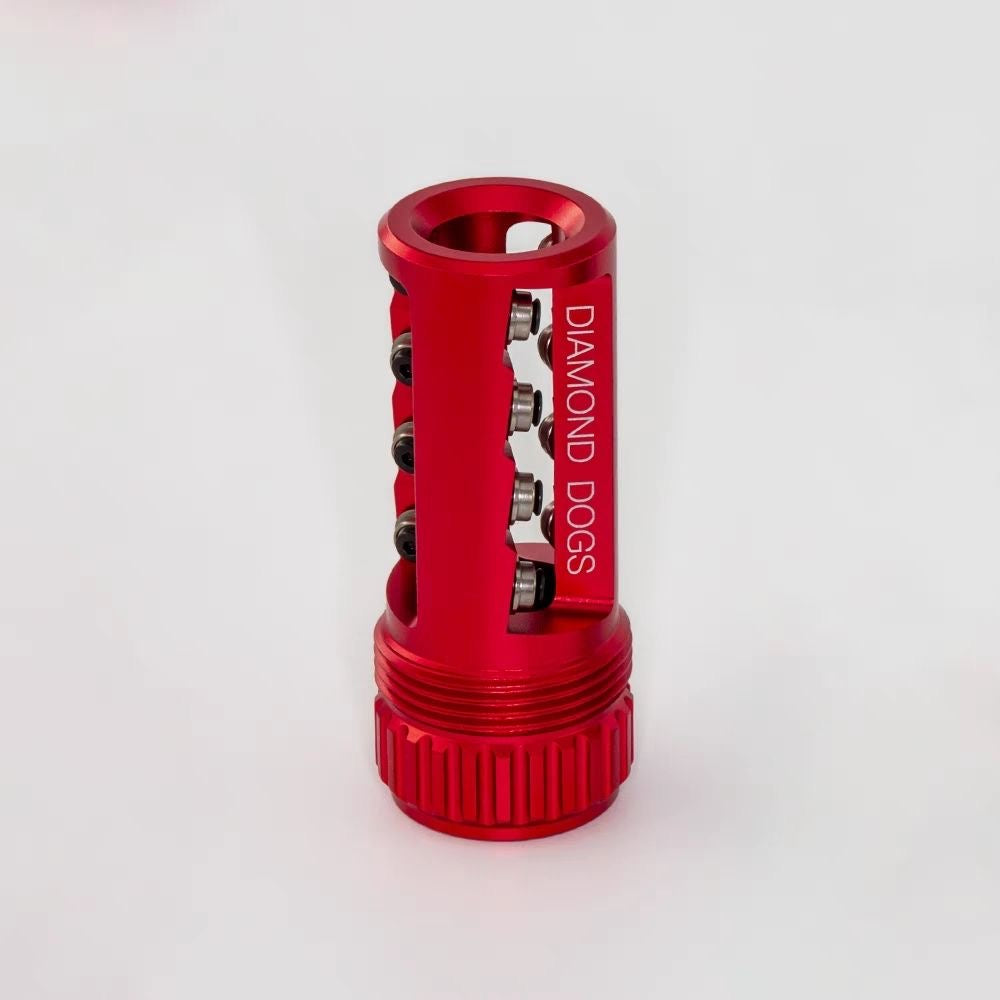 Red metal bearing tube