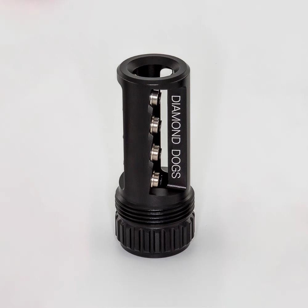 Black metal bearing tube