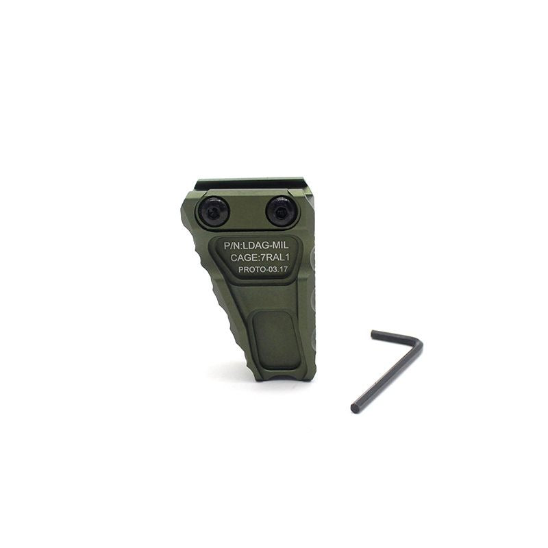 Green metal hand stopper